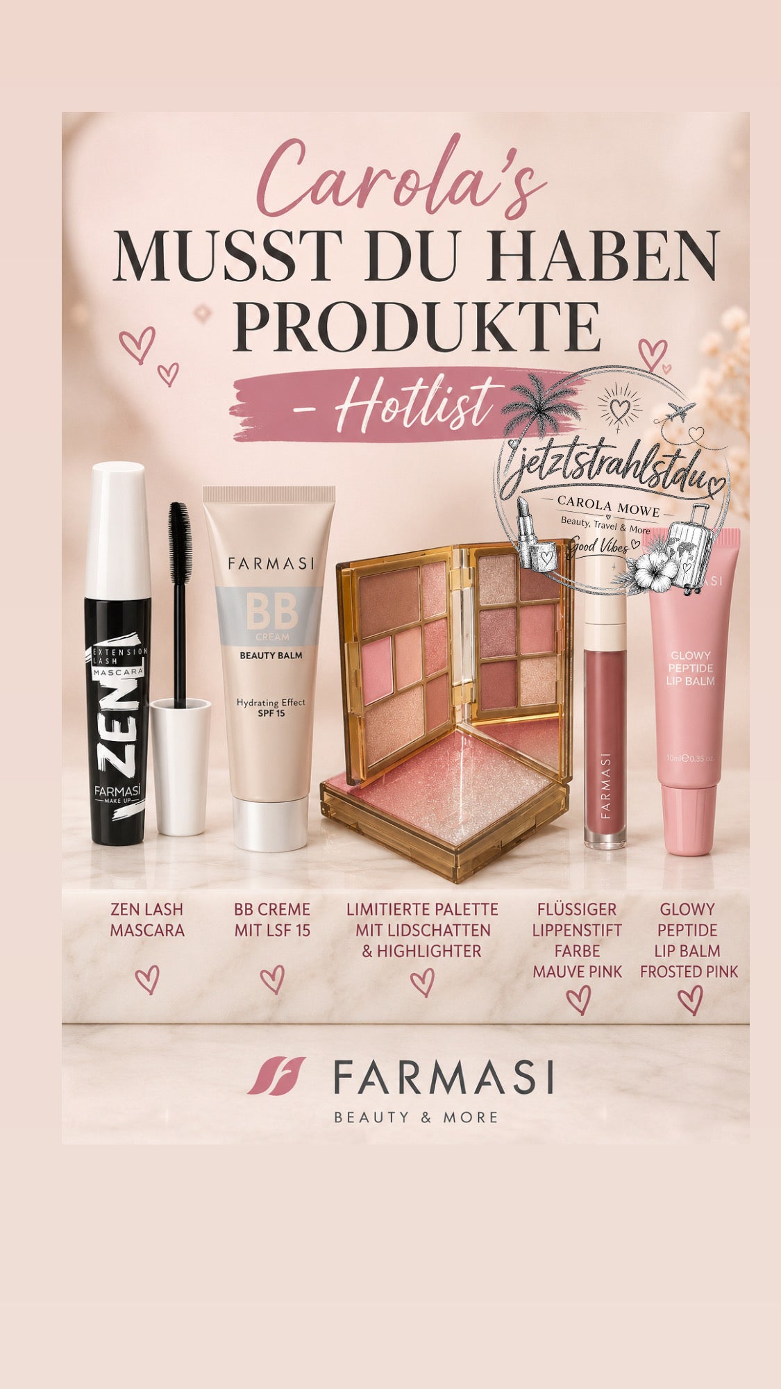 Carola's absolute MUSST DU HABEN PRODUKTE Hotlist