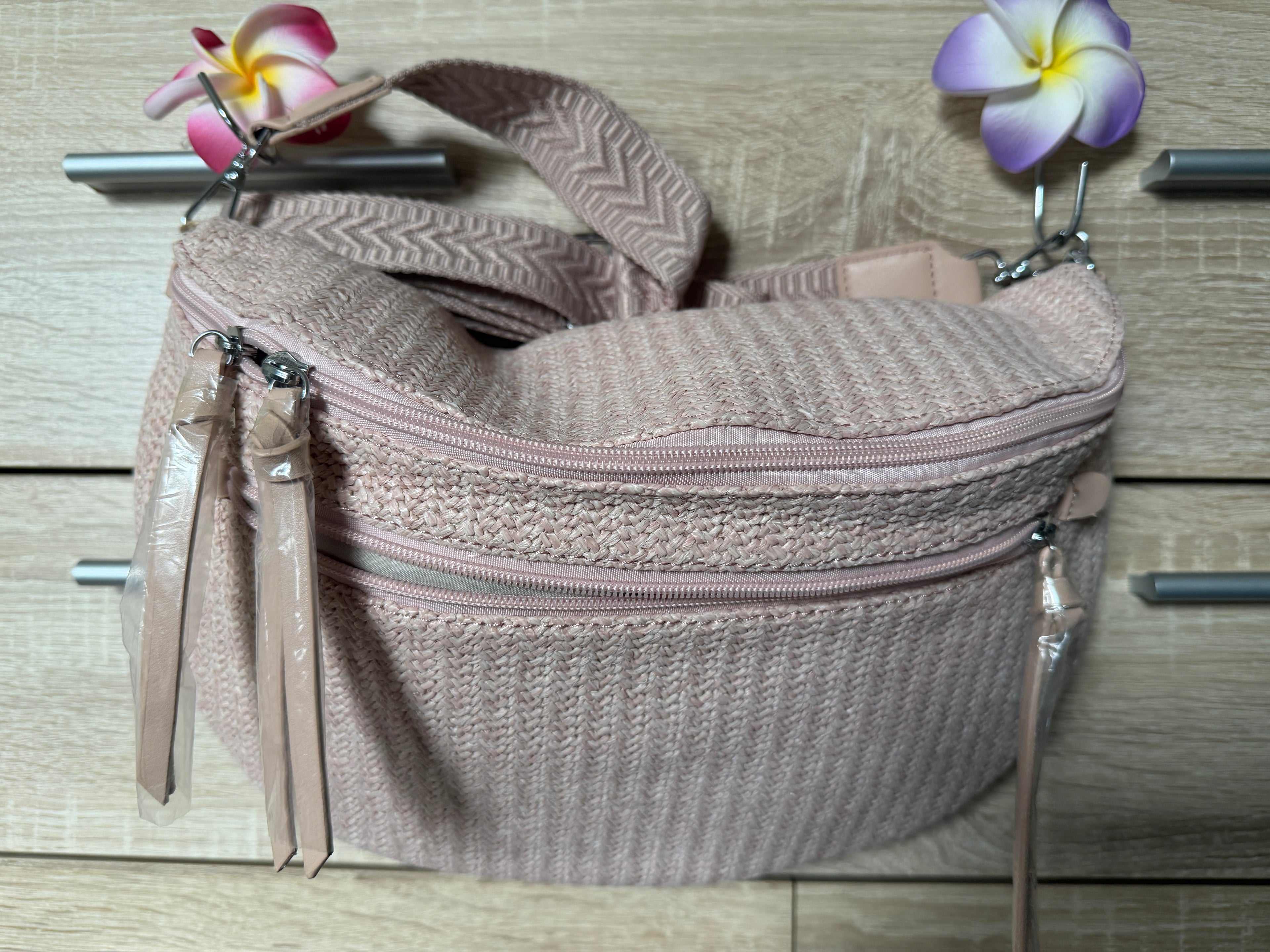 Crossbody Bag/ Umhängetasche / Gürteltasche/ Bauchtasche altrosa