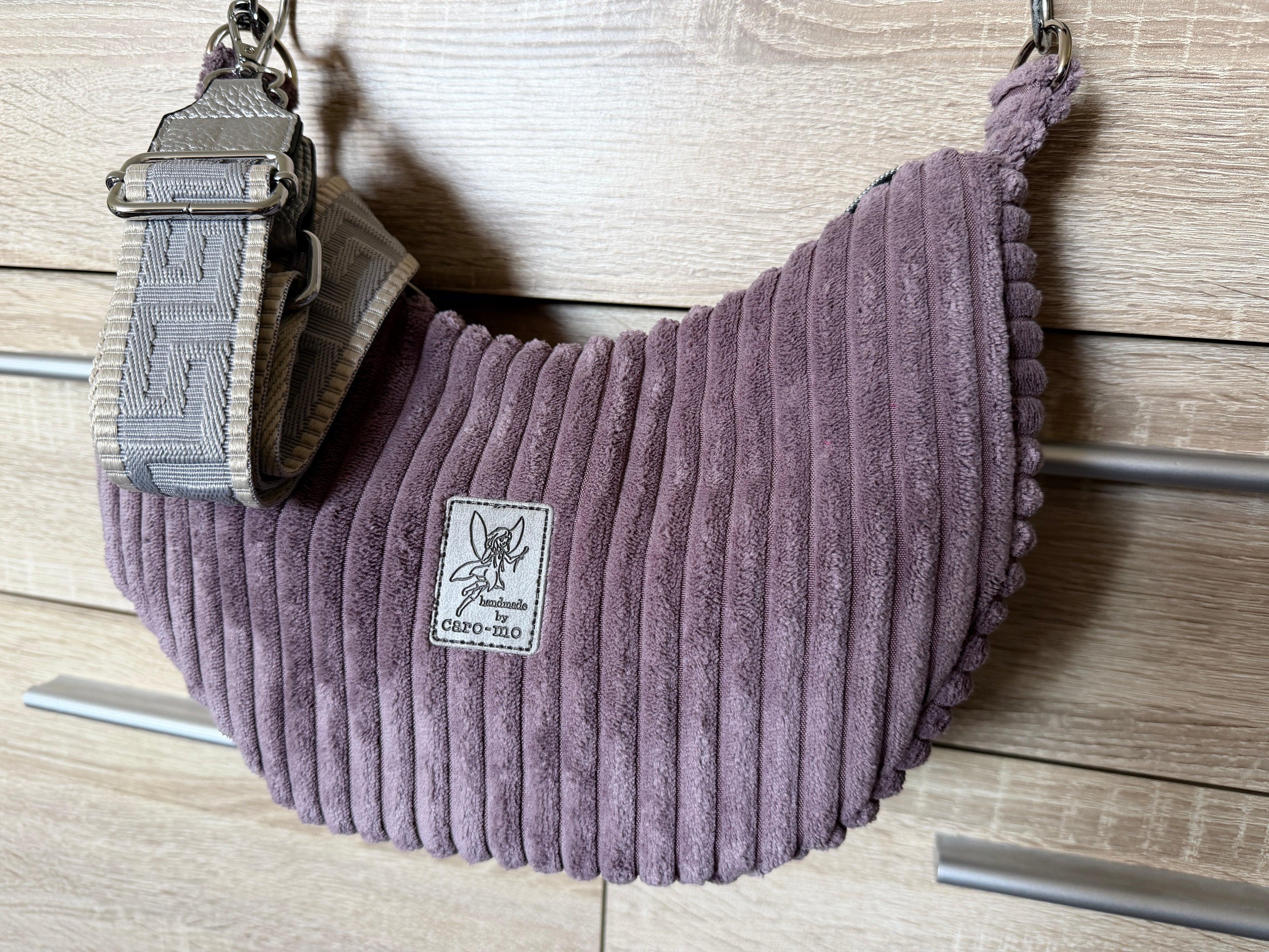 Bananentasche / half moon bag / Umhängetasche S / Cord