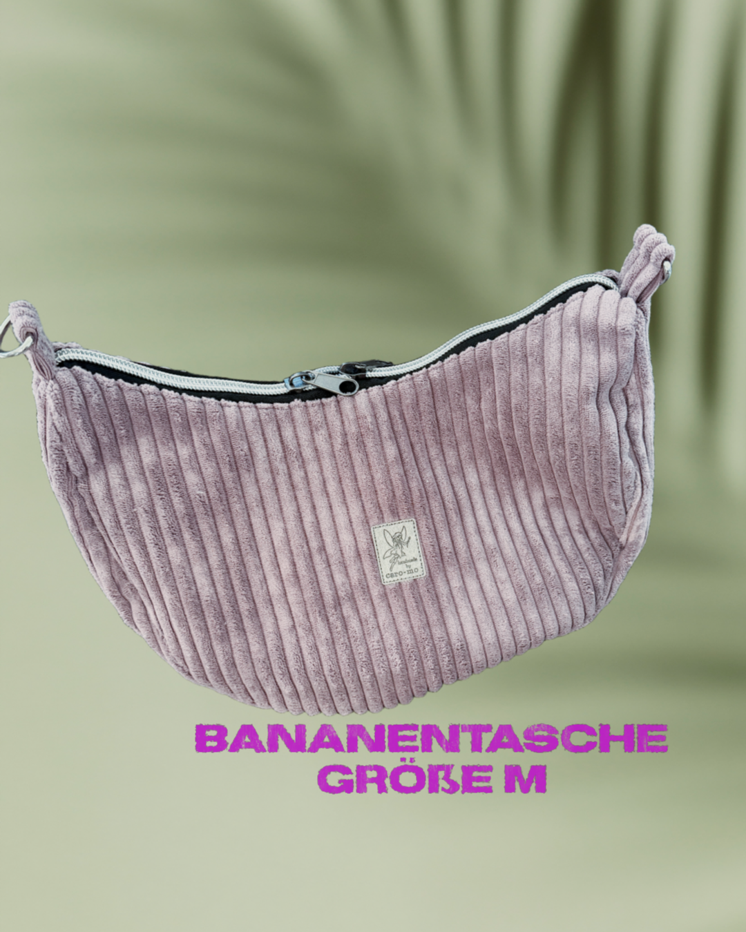 Bananentasche / half moon bag / Umhängetasche M / Cord